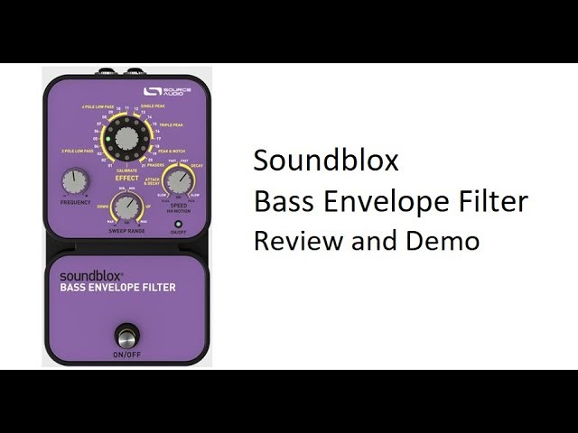 Soundblox - Bass Envelope Filter Demo and Review - YouTube