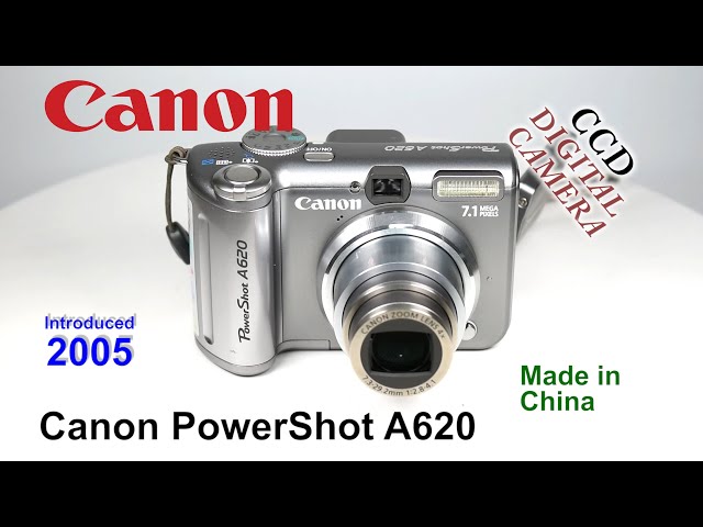 2005 Canon PowerShot A620 - CCD Digital Camera - YouTube