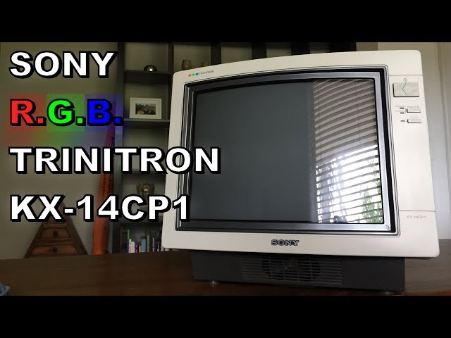 Sony Trinitron RGB Monitor KX-14CP1 - YouTube