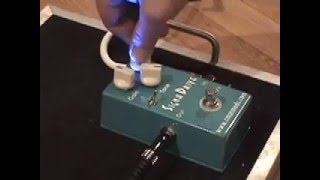 cmatmods SIGNA DRIVE guitar effects pedal overdrive demo with