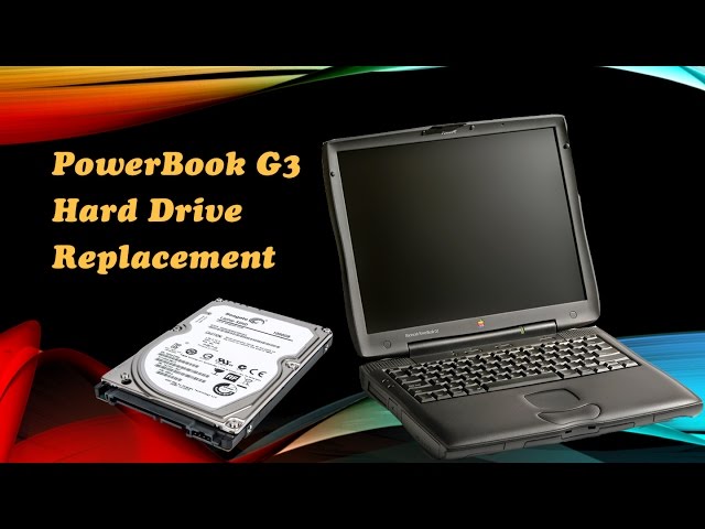 Apple PowerBook G3 Hard Drive Replacement - YouTube