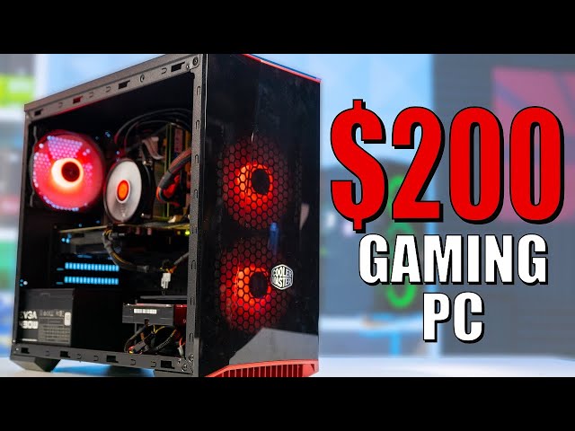 $200 Gaming PC Build 2020! - Intel i5 3470 + RX 560 (w/ Benchmarks