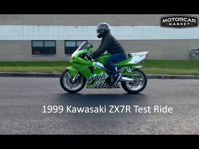 No Reserve: One-Owner 1999 Kawasaki Ninja ZX-7R for sale on BaT
