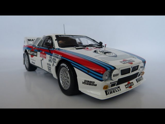 1:18 Kyosho Lancia 037 Rally San Remo 1985 #1 (Martini) H.Toivonen