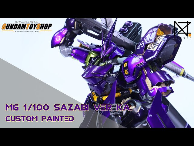 Custom Painted Build] MG SAZABI Ver Ka - YouTube