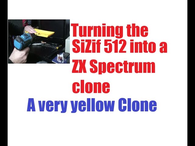 Finished ZX Spectrum Sizif 512 in a new case - YouTube