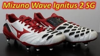 Mizuno Wave Ignitus 2 K SG White/Red/Black - UNBOXING - YouTube