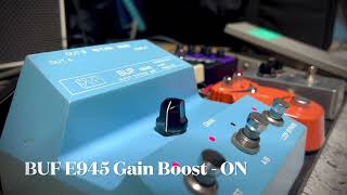 プロ愛用のPMP BUF E945 SUPER BUFFER AMPバッファーエフェクターを