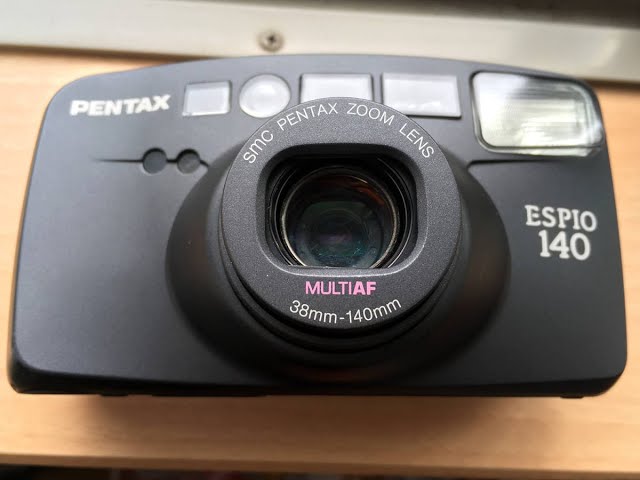 PENTAX ESPIO 140 コンパクトフィルムカメラ - YouTube