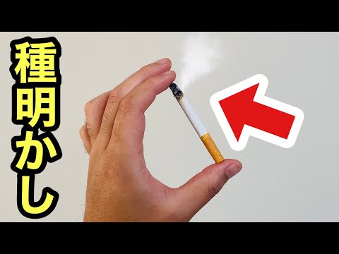 タバコ1本あればスグ出来る手品です【種明かし】Magic trick