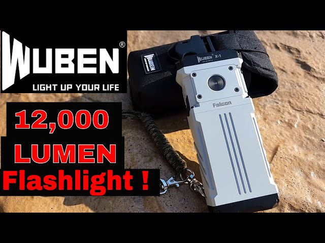 WUBEN X1 Flashlight 12000 Lumens, Super Bright Flashlight