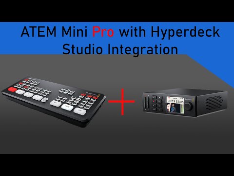 Hyperdeck Studio Integration with ATEM + Companion - YouTube