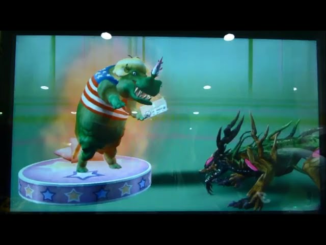 グレートアニマルカイザービッガーB7弾 ジャンゴルモア VS 植物カバ