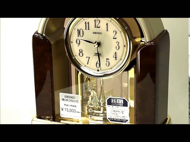 セイコー 電波置き時計 BY226B☆メロディ付、回転飾り付置き時計 SEIKO