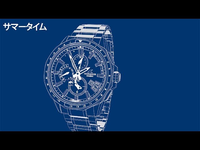 CASIO OCW-G2000 Operation Video - サマータイム設定 - YouTube