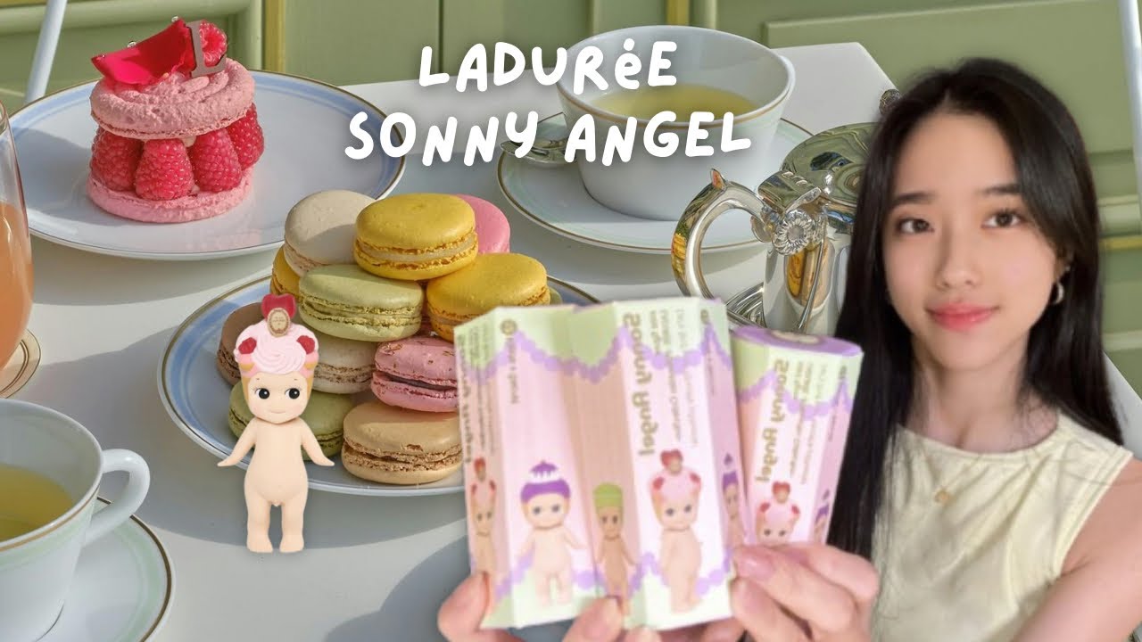 Sonny Angel 🍰 LADURÉE collab unboxing - YouTube