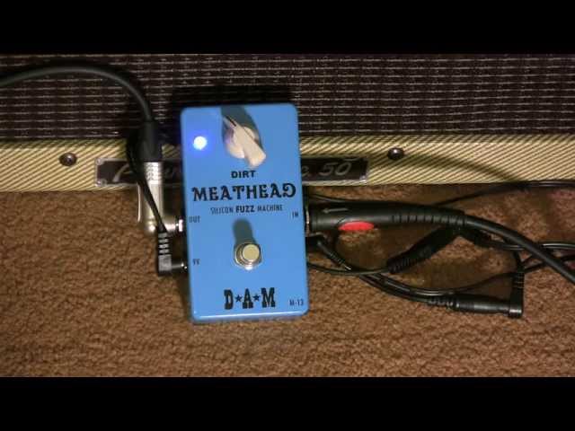 Dam Meathead Silicone Fuzz Pedal Review Demo - YouTube