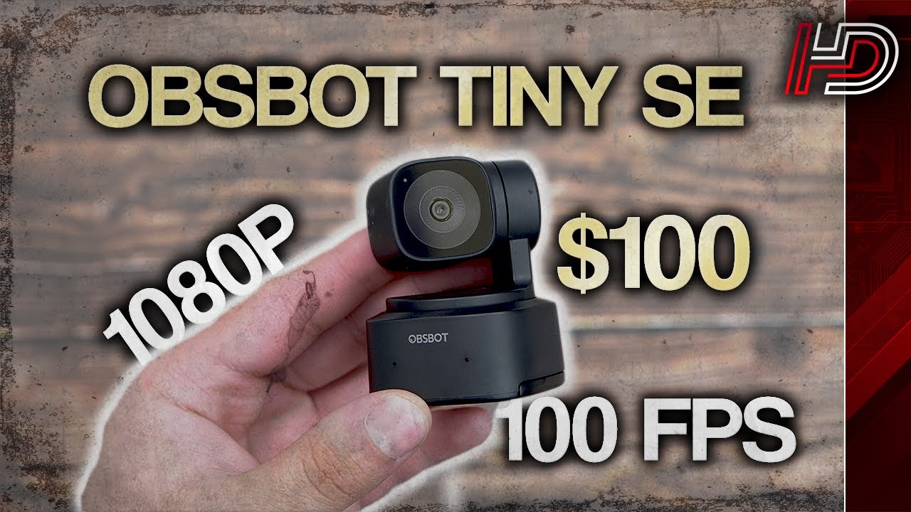 Best AI-Powered FHD PTZ Webcam for Streaming?! - OBSBOT Tiny SE