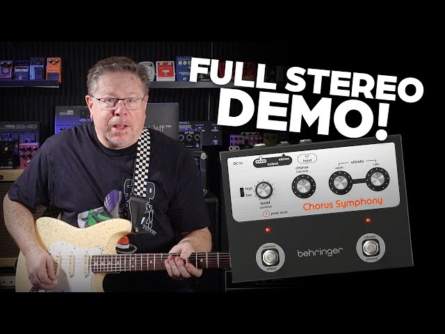 Behringer Chorus Symphony FULL STEREO DEMO - YouTube