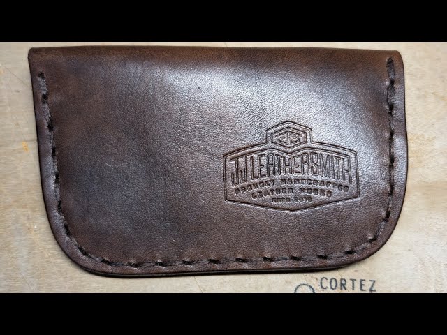 JJ Leathersmith The Rogers Mid Sized Pouch Card Case Oldis Road