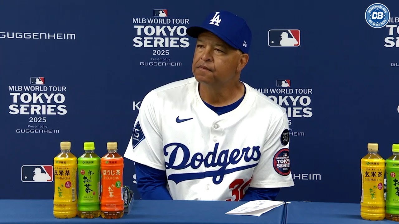 東京シリーズ： デーブ・ロバーツ、エキシビションゲーム第2戦で大谷