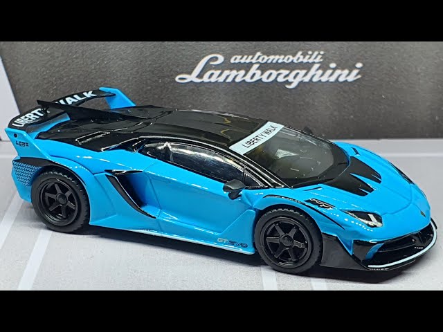 MINI GT Lamborghini LB-Silhouette WORKS Aventador GT EVO Baby Blue