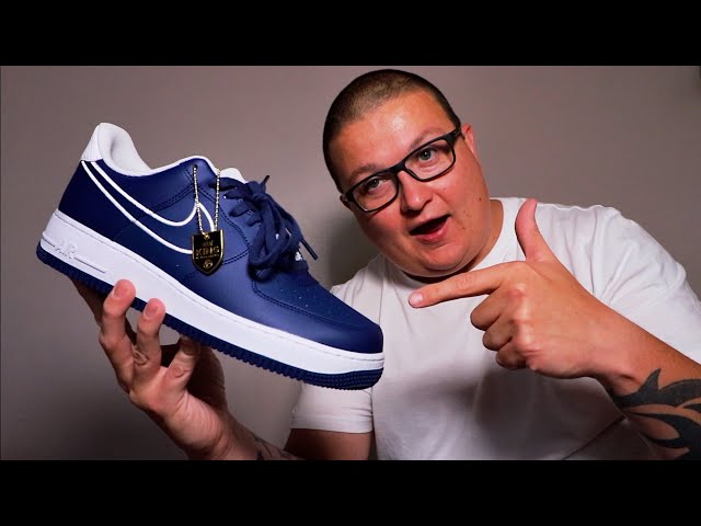 Nike Air Force 1 - Blue Void/White - YouTube