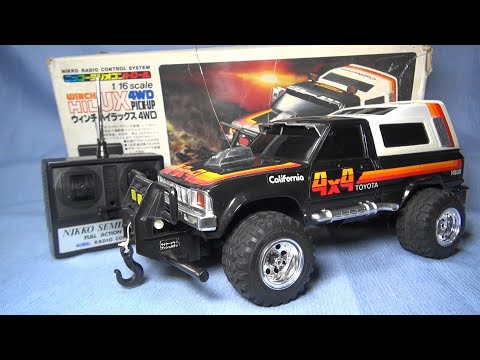1/16 ニッコー ラジオコントロール ウインチ ハイラックス 4WD 1984年
