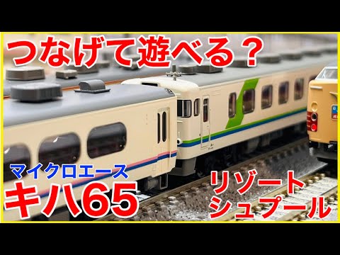 緑編成】マイクロエース キハ65「リゾート・シュプール」入線！！TOMIX