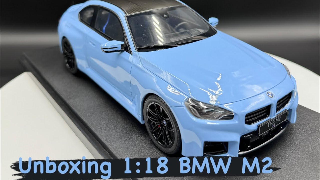 Unboxing 1/18 scale BMW M2 2024 from gt spirit diecast model car