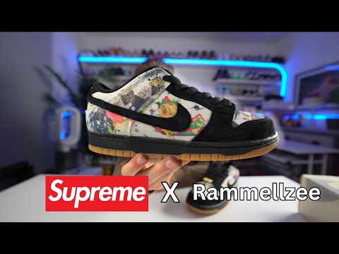 UNBOXING THE NIKE SUPREME SB DUNK RAMMELLZEE! - YouTube