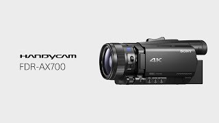 SONY FDR-AX700 4Kビデオカメラ | MAP RENTAL