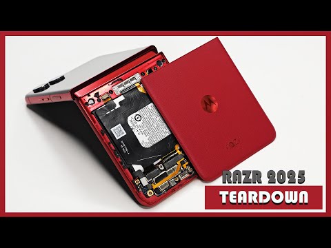 Motorola Razr Ultra 2025 Razr 60 Ultra Teardown Disassembly Phone