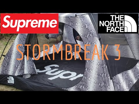 Supreme × The North Face Stormbreak3 テント - YouTube