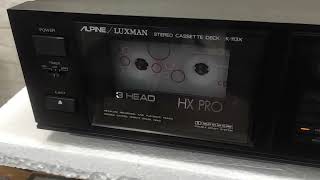 Alpine/Luxman k-113x - YouTube