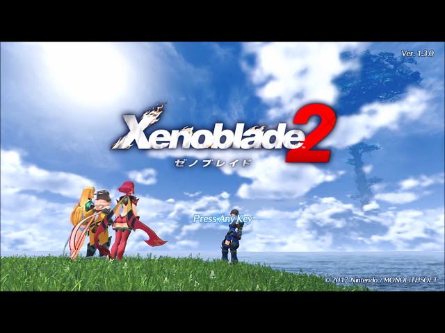 2 ゼノブレイド2 二周目クリア後 タイトル画面 - YouTube