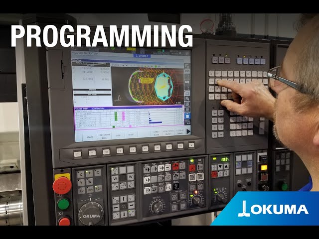 Okuma's Advanced One Touch Conversational Programming - YouTube