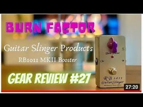 Richie Blackmore Vibes! The Guitarslinger RB1011 Pedal AIWA TP1011