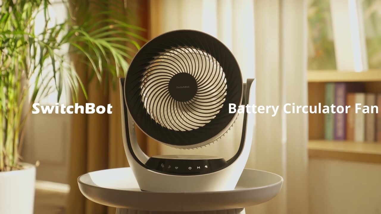 SwitchBot | Say hello to SwitchBot Battery Circulator Fan. - YouTube