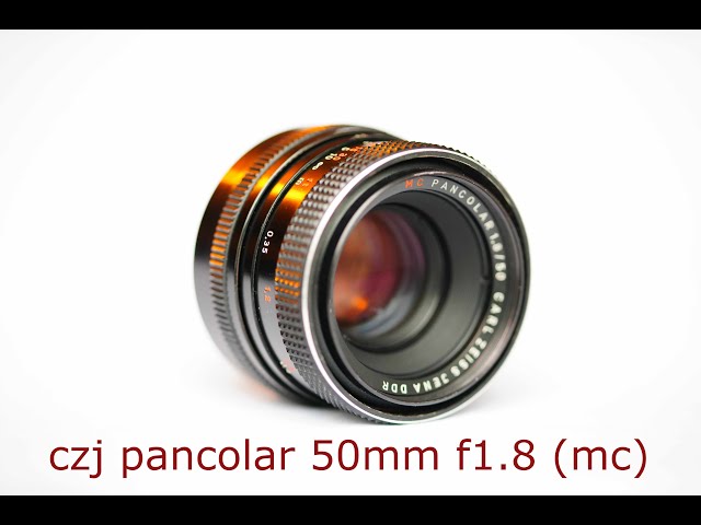 carl zeiss pancolar (red mc) vintage lens , as good as its