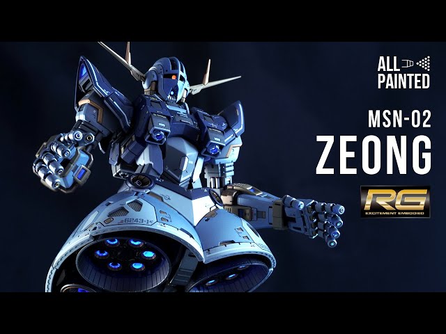 020【ガンプラ全塗装】RG ZEONG（RG ジオング） - YouTube