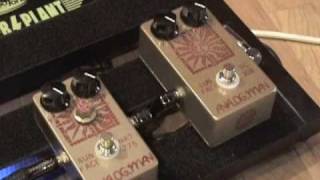 Analogman Sunface fuzz pedal demo comparison of NKT-275 & BC-108