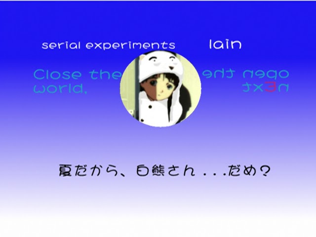 Serial Experiments Lain - End of Lain, Weather Break. - YouTube
