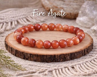 Fire Agate Bracelet | PROTECTION | SEX Drive | ADDICTIONS