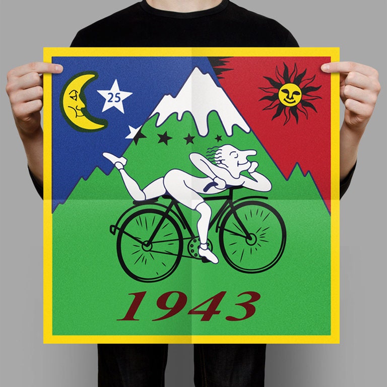 自転車の日 1943 アルバート・ホフマン LSD ホフマンの自転車