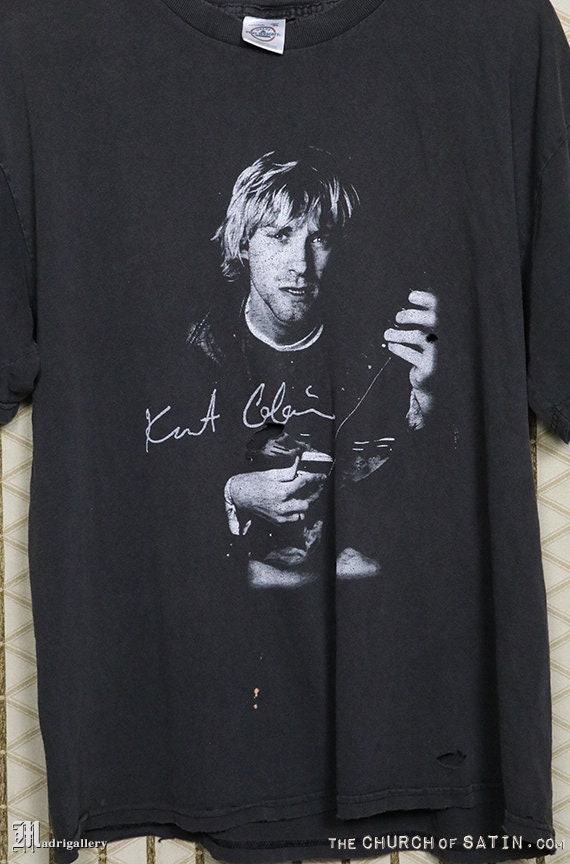 Kurt Cobain T-shirt, Vintage Tee Shirt, Mudhoney Alice in Chains