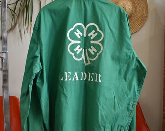 Vintage 1950s 4H Club Jacket // Dairy Farmer Midcentury All Cotton