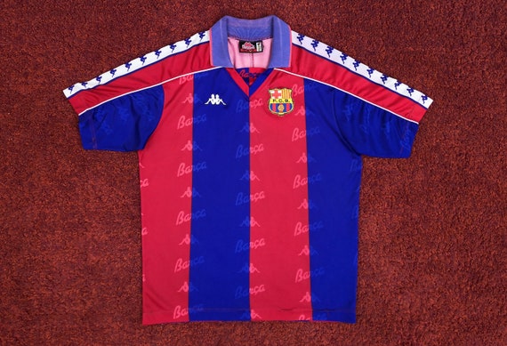 Vintage Classic Espana Spain La Liga BARCELONA Home Soccer Jersey