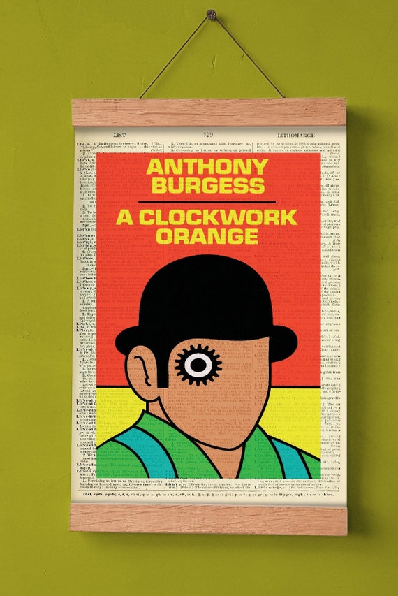 A Clockwork Orange by Anthony Burgess Printable Book Cover