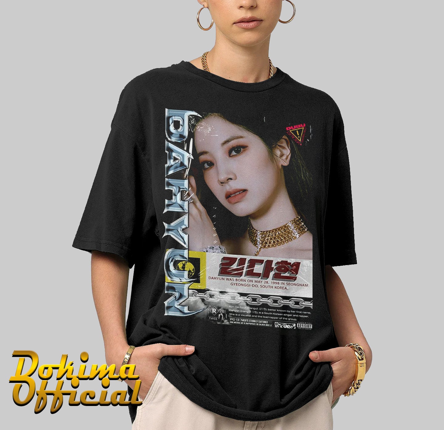 Dahyun TWICE, KPOP Vintage Style T-shirts Gift, Twice Korean Group